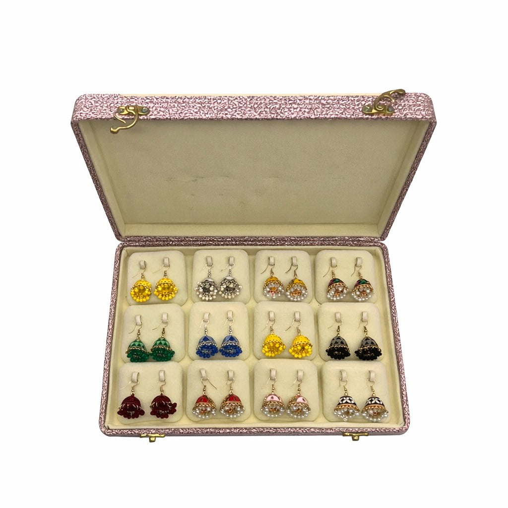 Elegant Color Jhumka Box – Premium Earring Collection