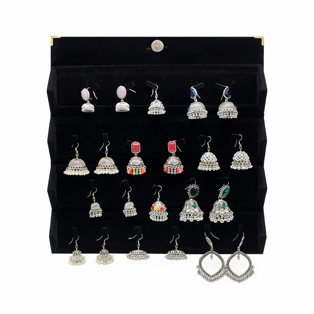Multi-Color Jhumka Earring Box – Premium Assorted Collection
