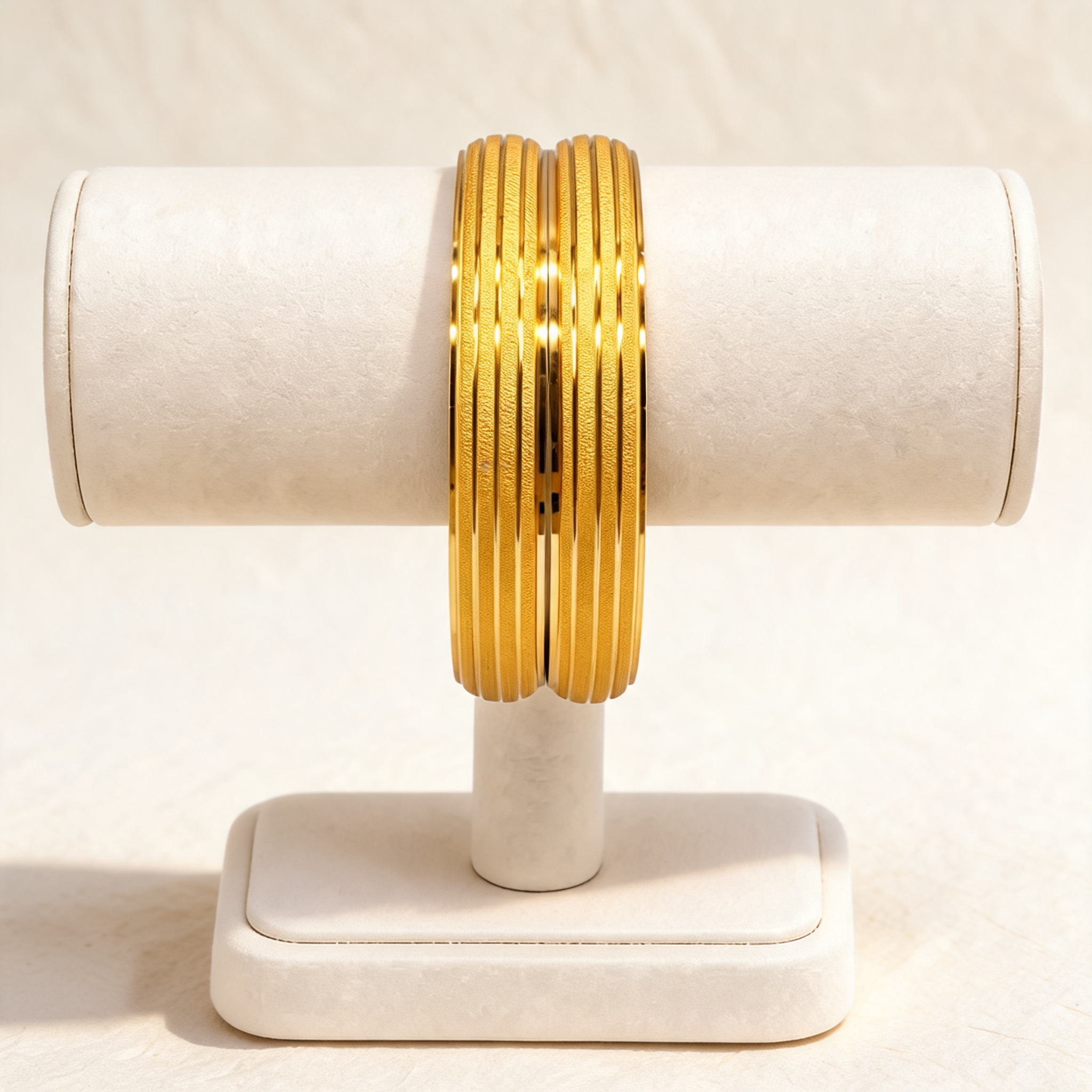 Classic Golden Bangles – Set of 2 – Festive Bangle Collection