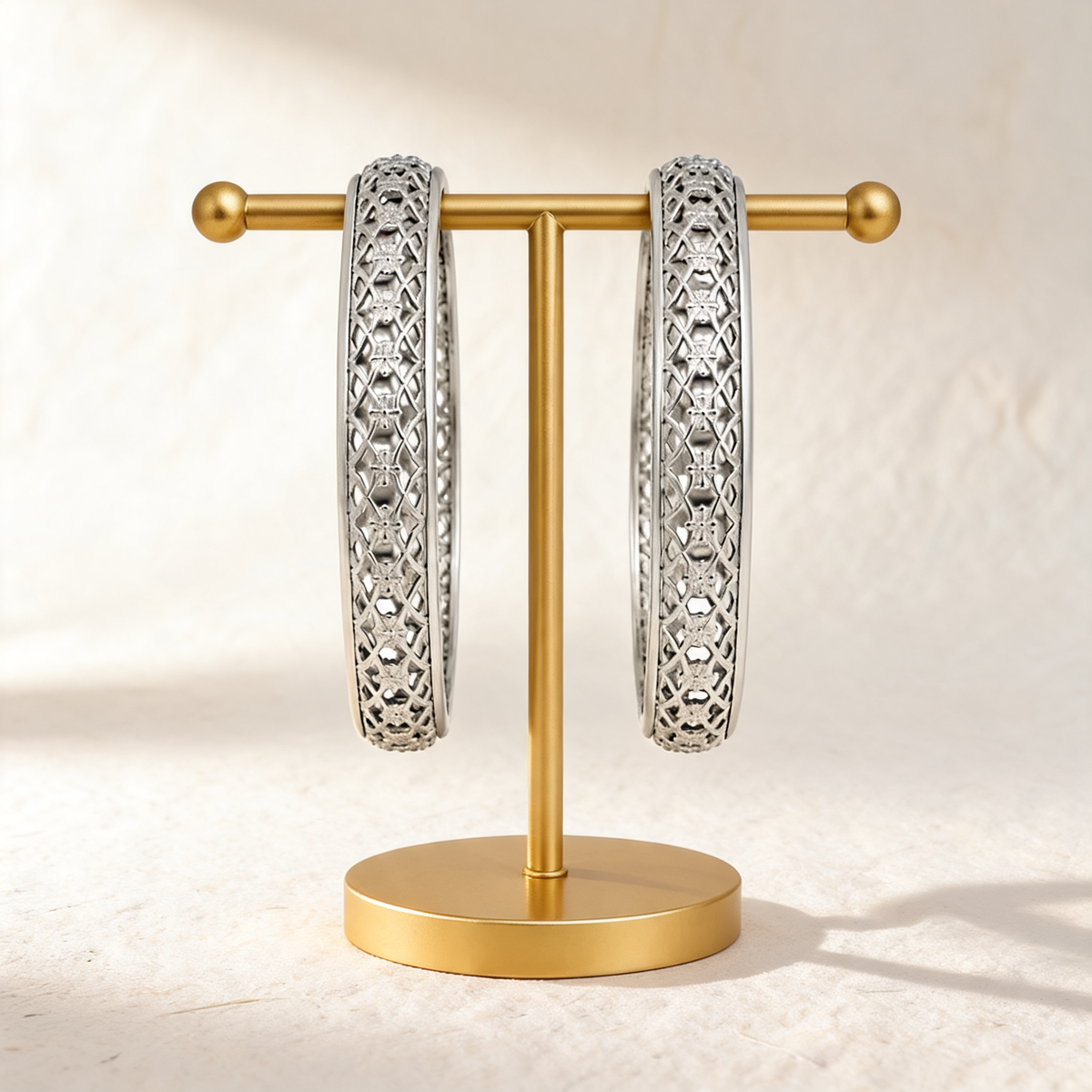 Premium Silver Designer Bangles – Wedding & Eid Bangles