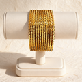 Luxe Texture Gold Bangles