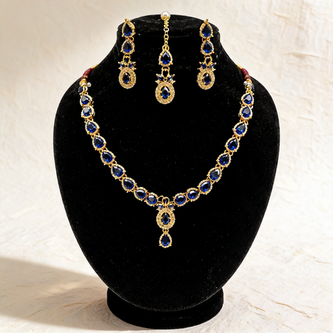 Royal Blue Jewellery Set