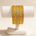 Royal Wave Gold Bangles